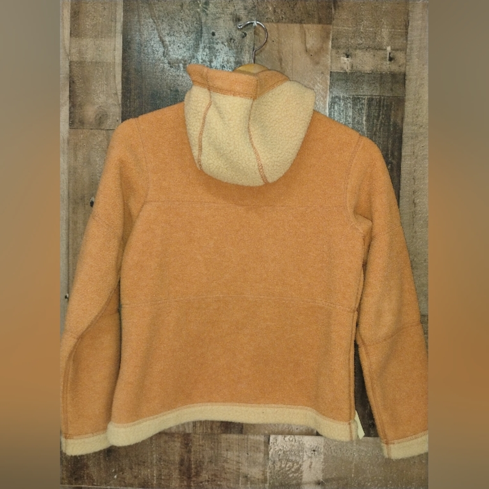 Patagonia Synchilla Burnt Orange Tan Fleece Full Zip-Up Jacket Womens XS - Picture 5 of 8